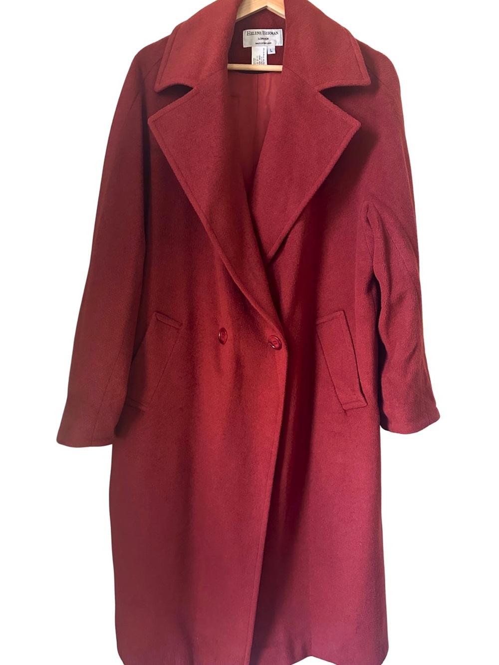 Deep Terracotta Helene Berman London Coat